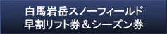 白馬岩岳スノーフィールド前売りリフト券＆早割シーズン券